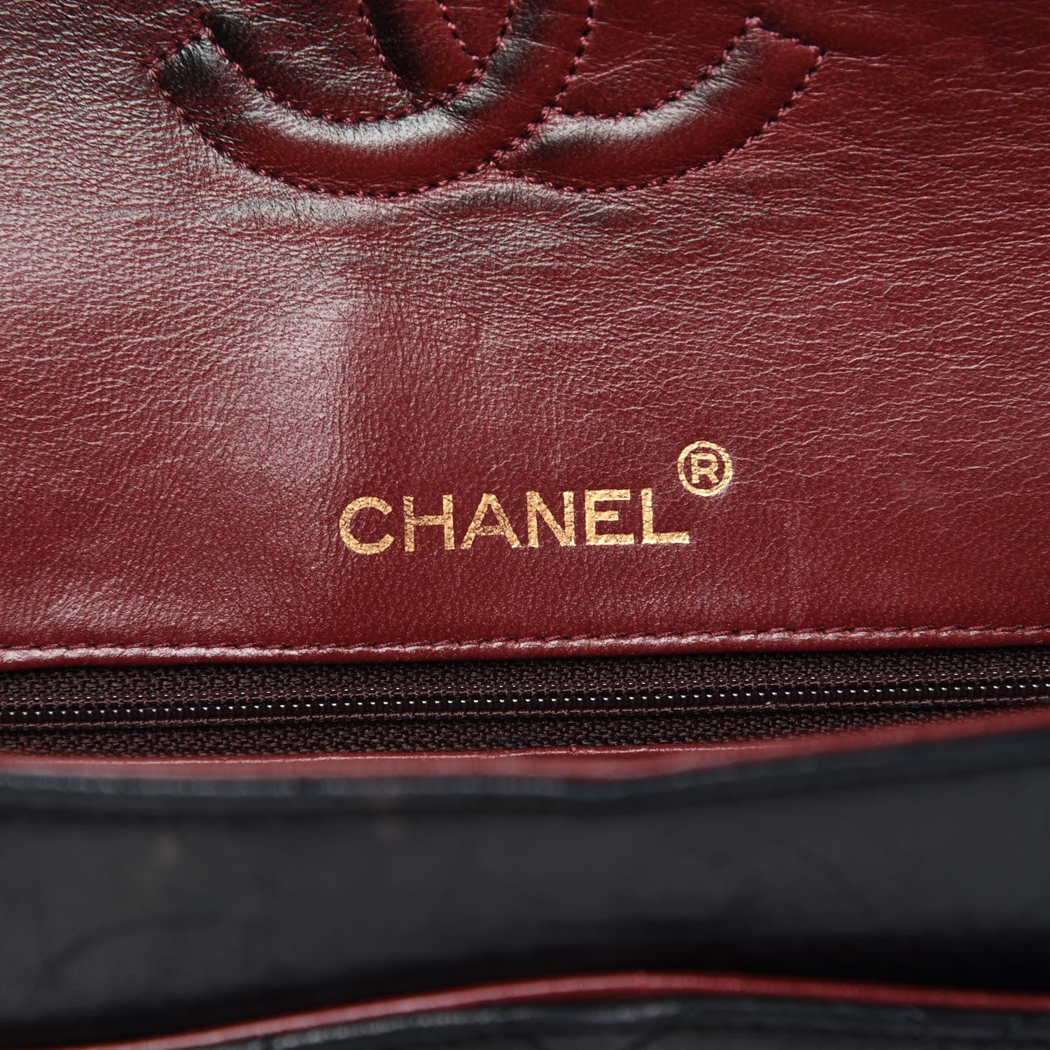 Chanel Lambskin Quilted Medium Double Flap Black 6 of 19