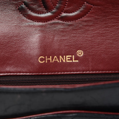 Chanel Lambskin Quilted Medium Double Flap Black 6 of 19