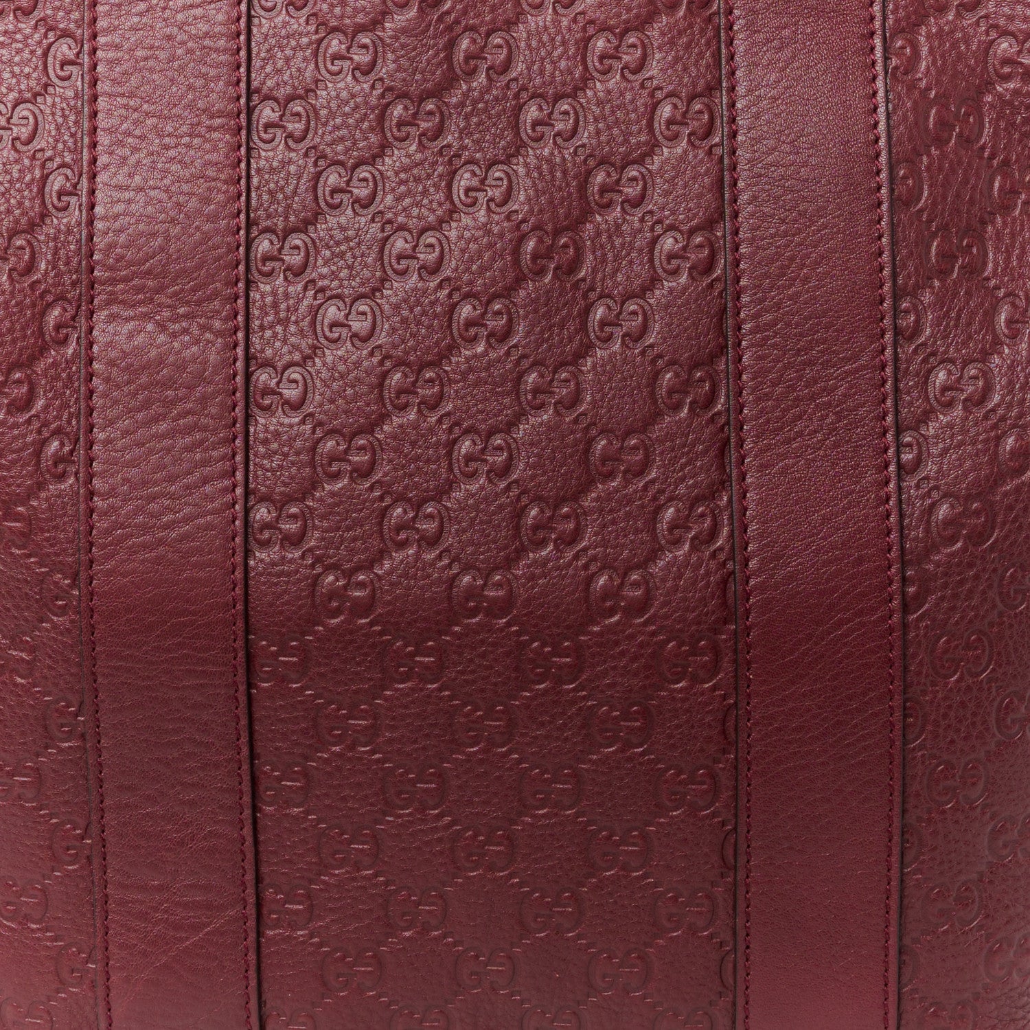 Gucci Guccissima Tender Bamboo Bar Tote Burgundy 8 of 10