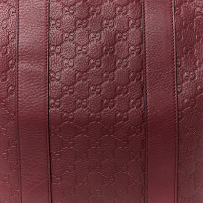 Gucci Guccissima Tender Bamboo Bar Tote Burgundy 8 of 10