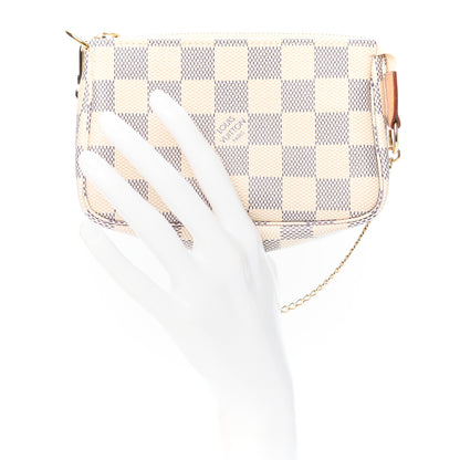 Louis Vuitton Damier Azur Mini Pochette Accessories 2 of 8