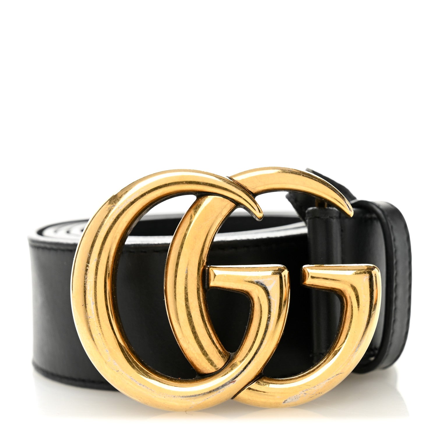 Gucci Calfskin Double G 40mm Belt 100 40 Black 1 of 5