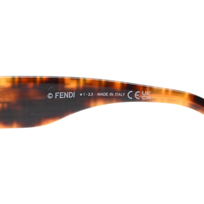 Fendi Acetate Fendi Square Sunglasses FE40101 Havana Black 5 of 6