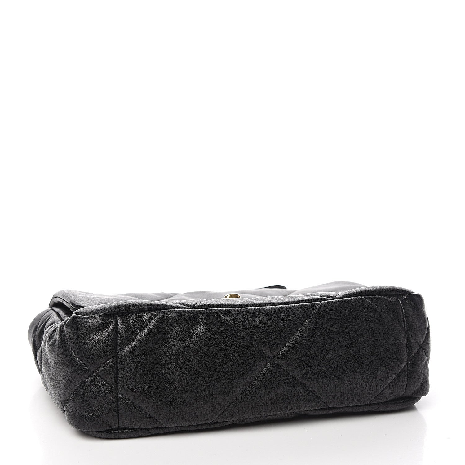 Chanel Goatskin Quilted Medium 19 Flap Black 3 of 10