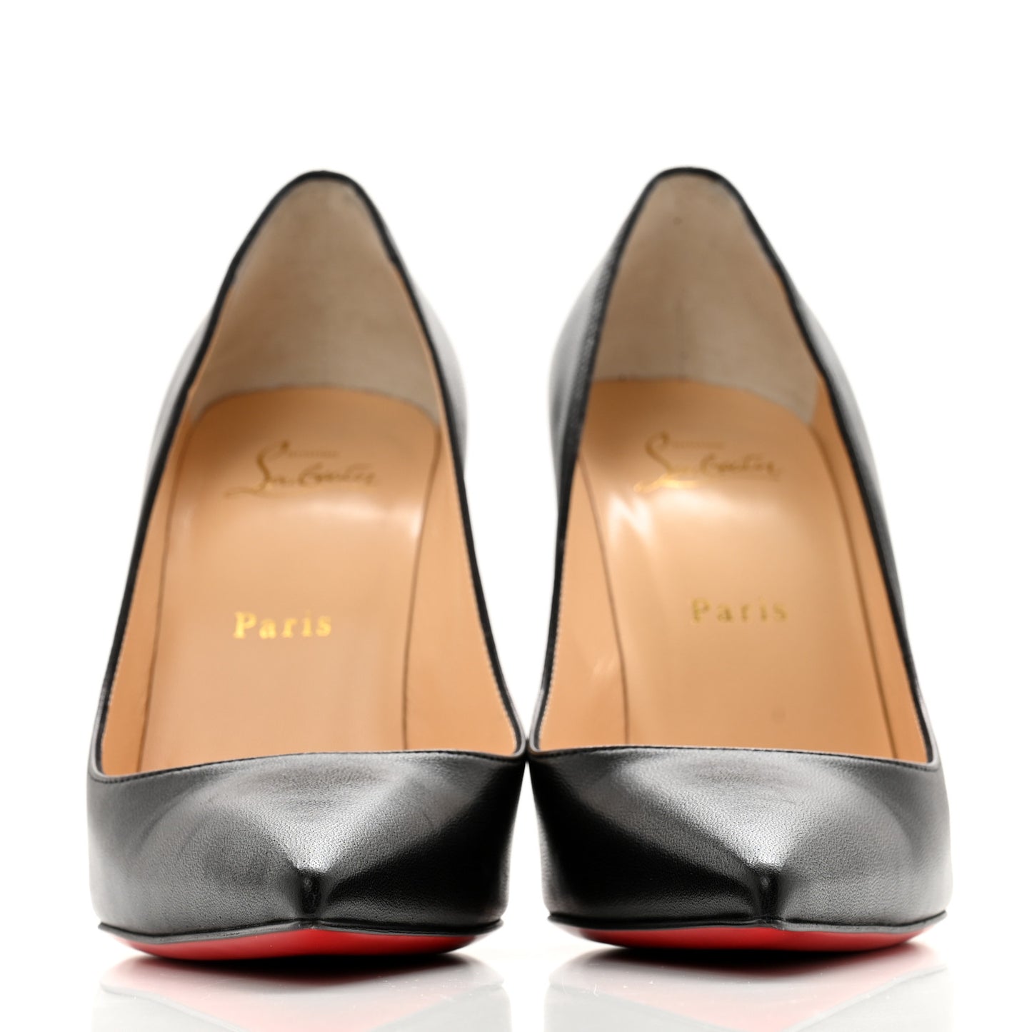 Shiny Nappa Kate 100 Pumps 38.5 Black