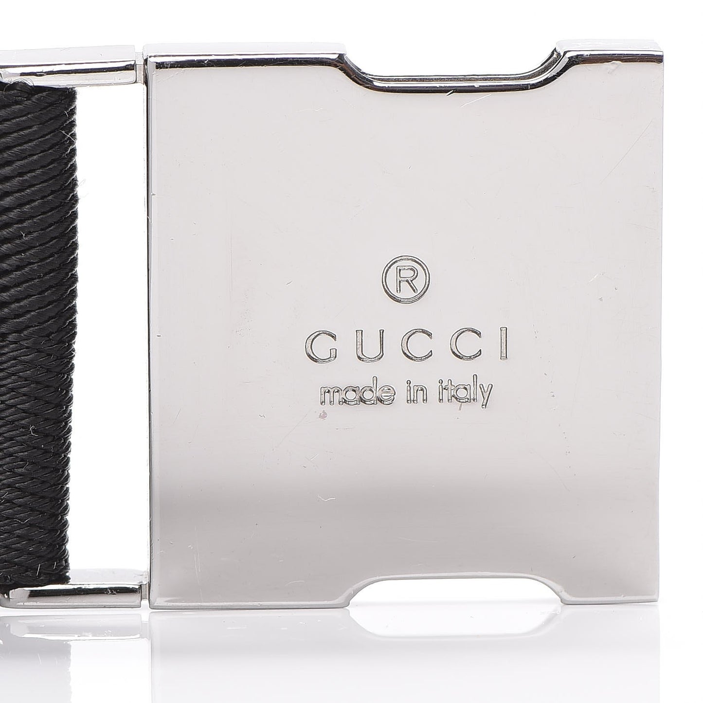 GG Monogram Double Pocket Belt Bag Black