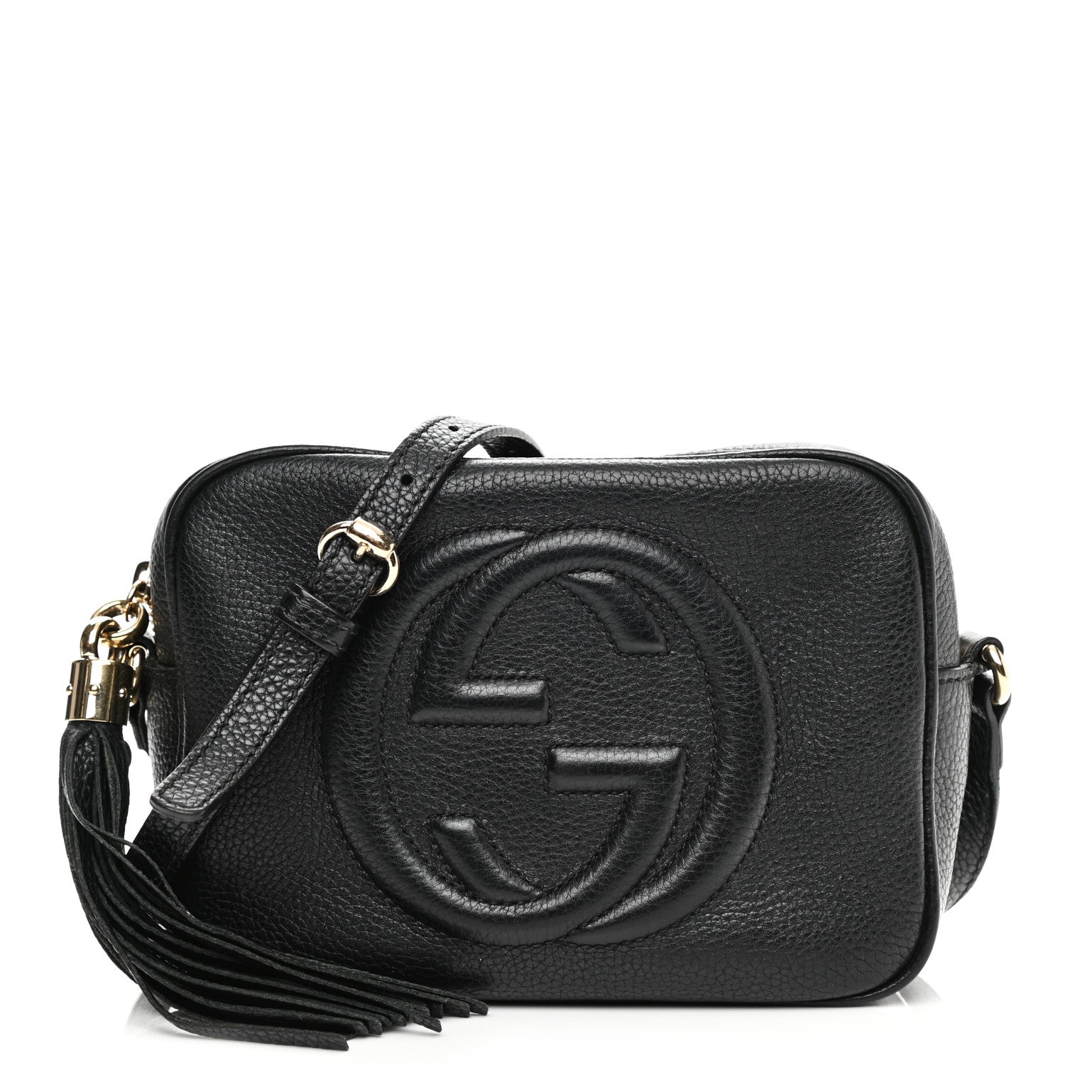 Gucci Pebbled Calfskin Small Soho Disco Bag Black 1 of 11