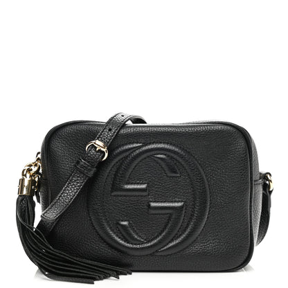 Gucci Pebbled Calfskin Small Soho Disco Bag Black 1 of 11