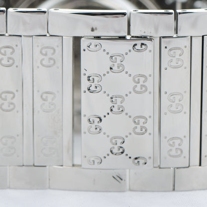 Gucci Stainless Steel Diamond Bezel Mother of Pearl 33mm Twirl Quartz Watch 9 of 11