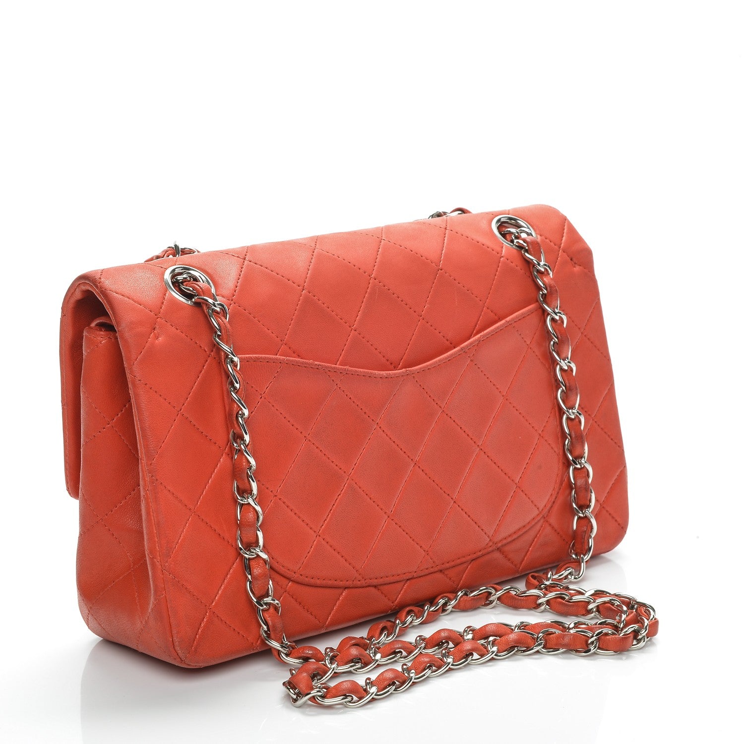 Chanel Lambskin Quilted Small Double Flap Red 3 of 8