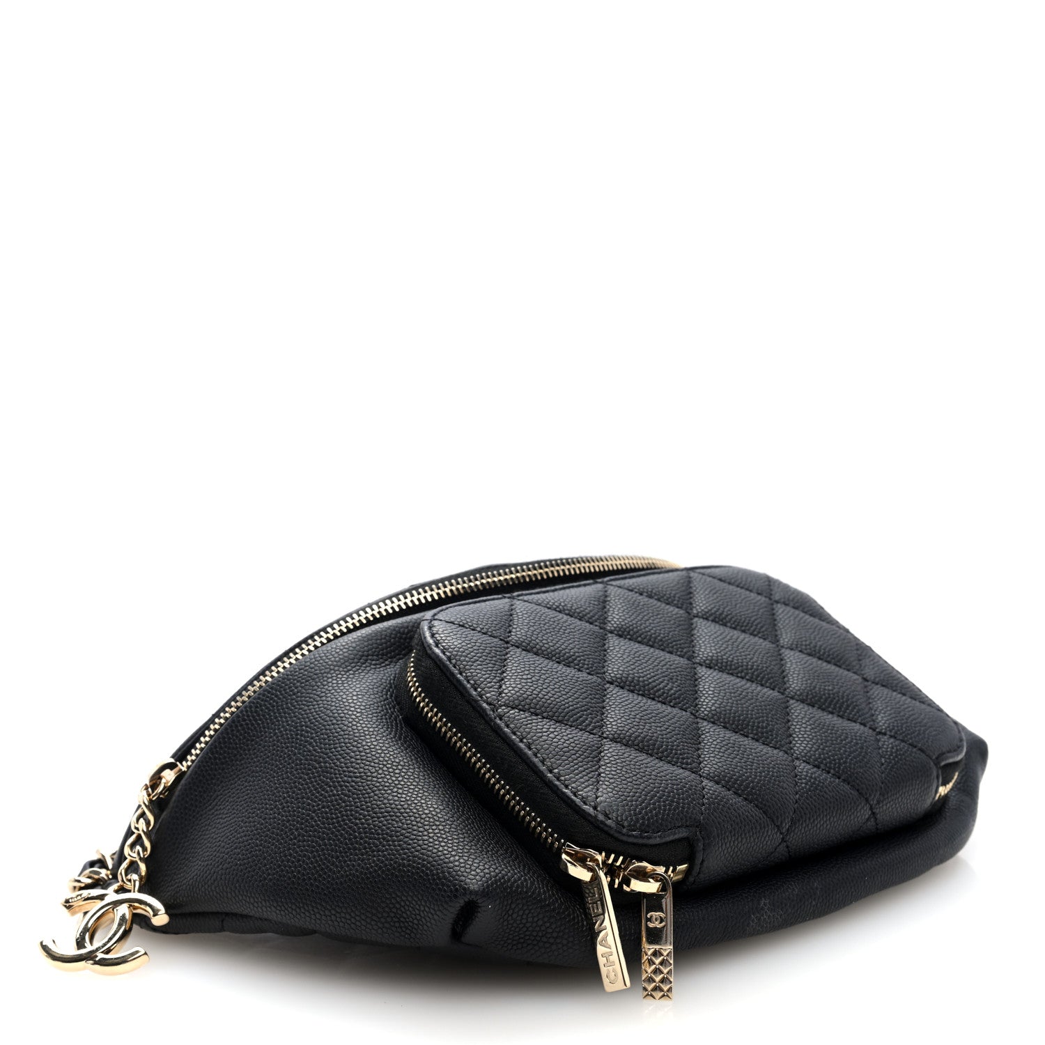 Chanel Caviar Quilted Business Affinity Waist Belt Bag Black 4 of 10