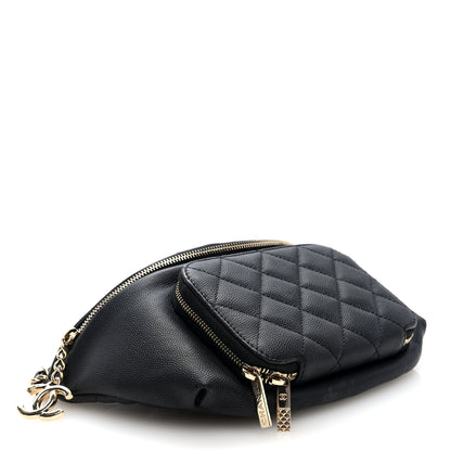 Chanel Caviar Quilted Business Affinity Waist Belt Bag Black 4 of 10