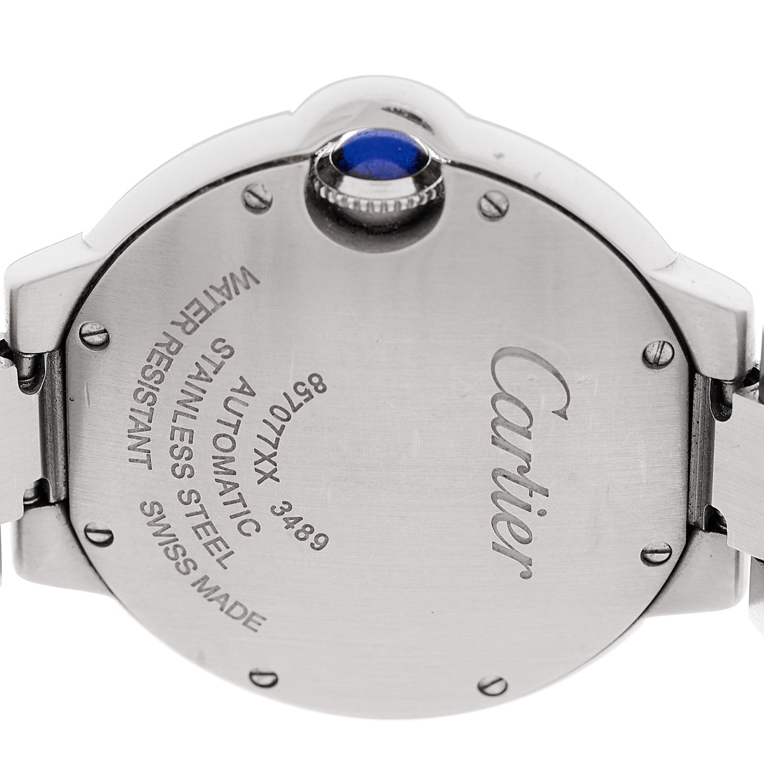Cartier Stainless Steel 33mm Ballon Bleu De Cartier Automatic Watch 4 of 5
