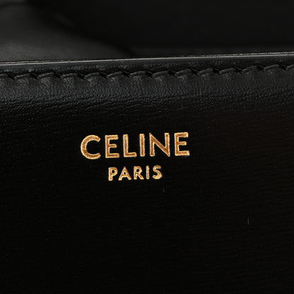 Celine Shiny Calfskin Teen Triomphe Black 6 of 10