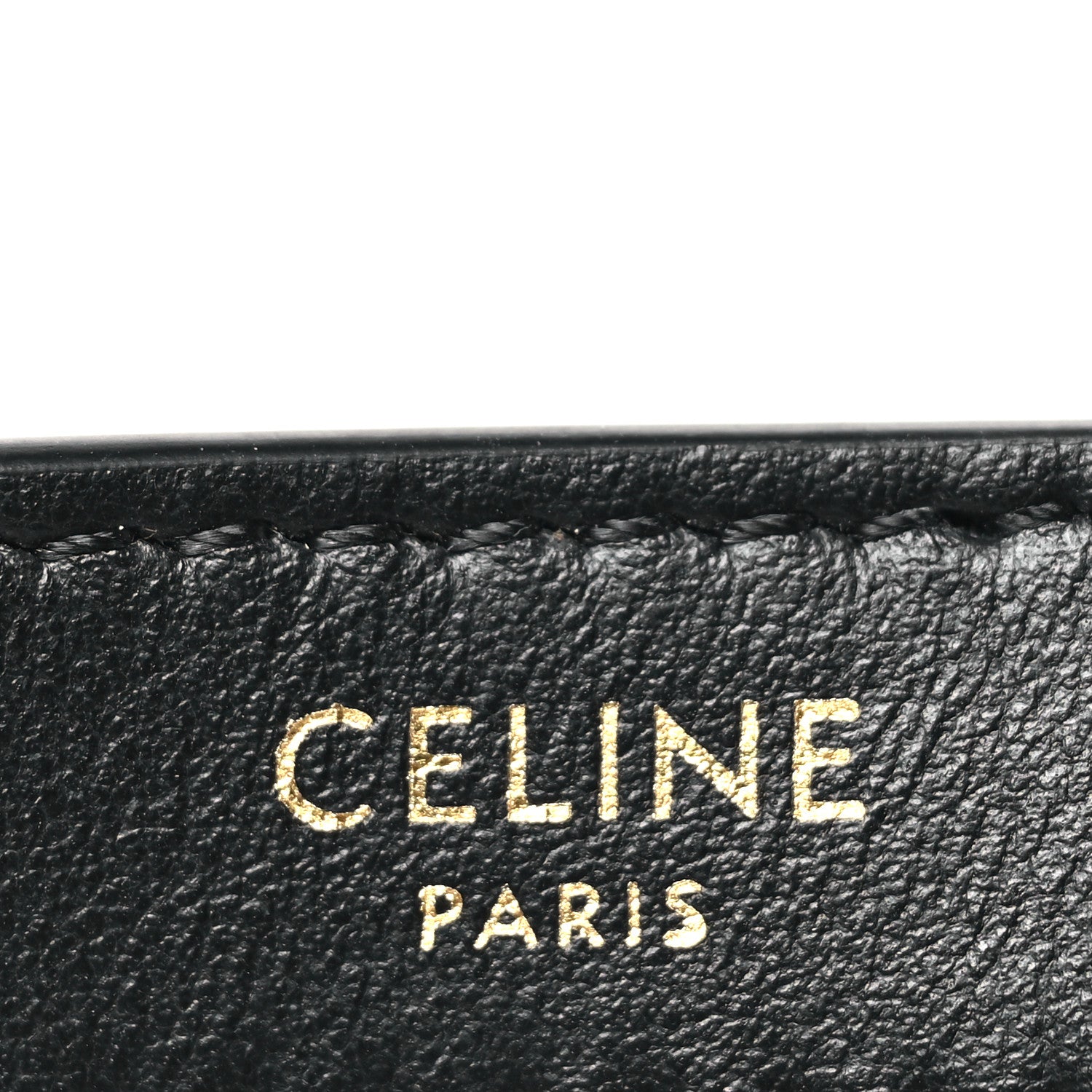 Celine Smooth Calfskin Medium Strap Ava Triomphe Shoulder Bag Black 6 of 10