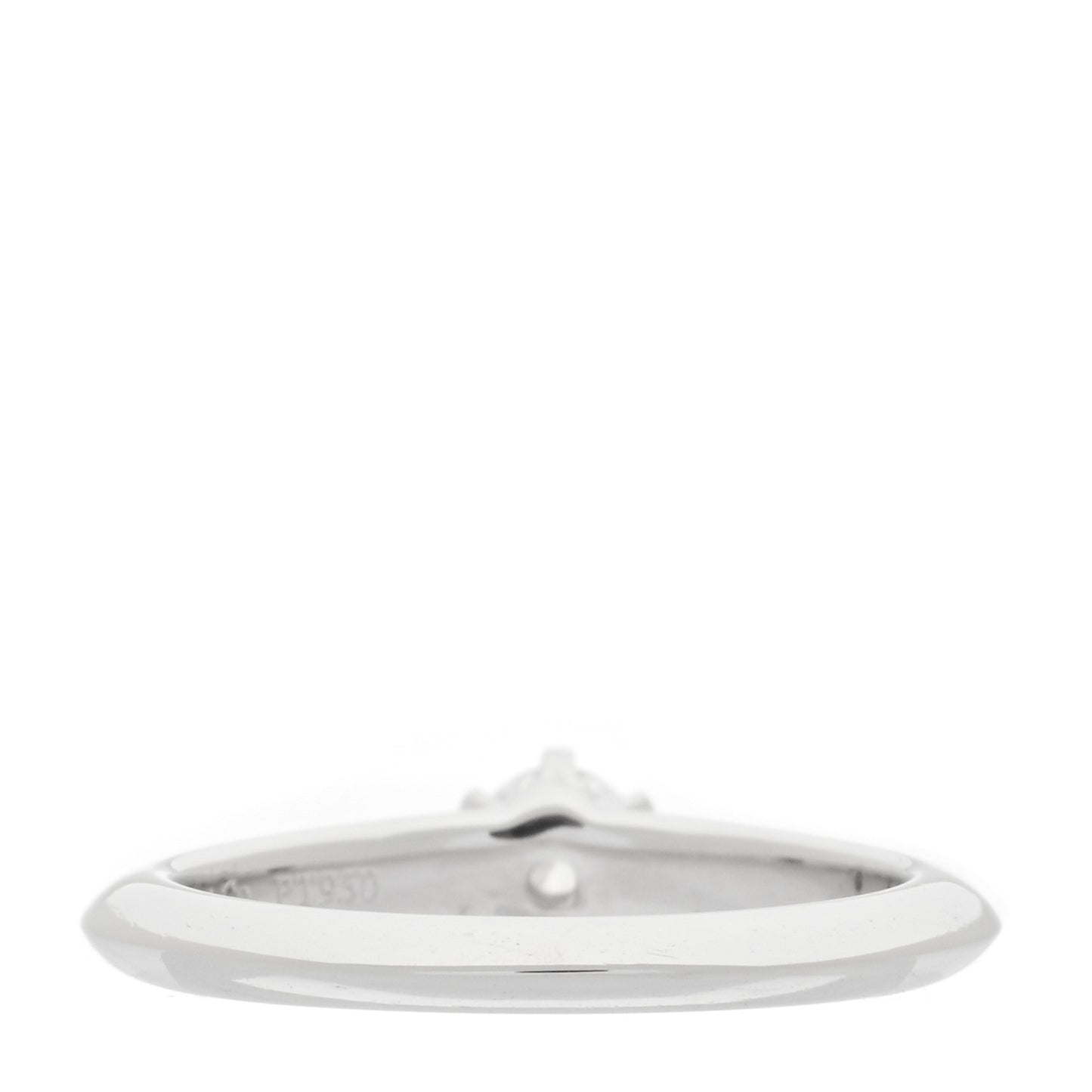 Platinum Diamond .20ct Solitaire Engagement Ring 47 4