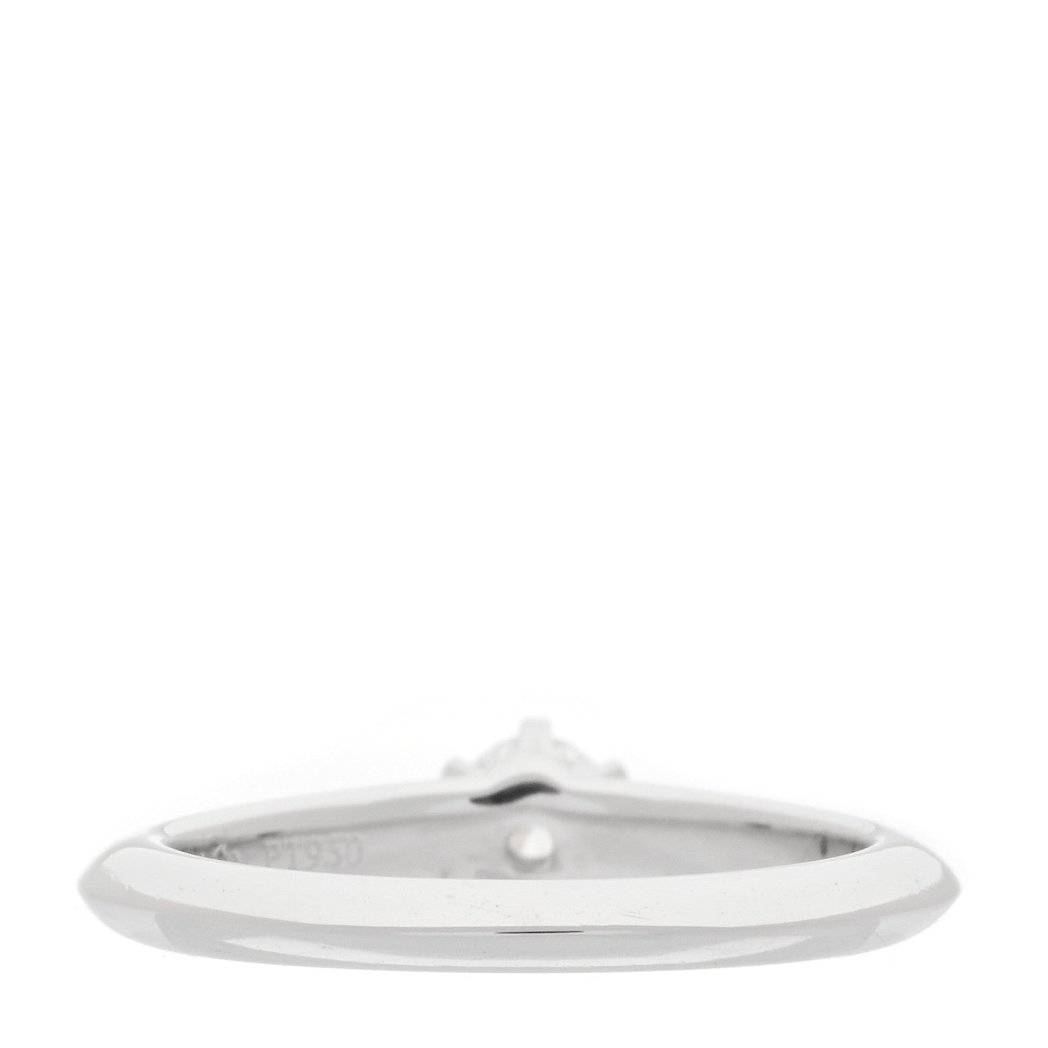 Tiffany Platinum Diamond .20ct Solitaire Engagement Ring 47 4 3 of 4