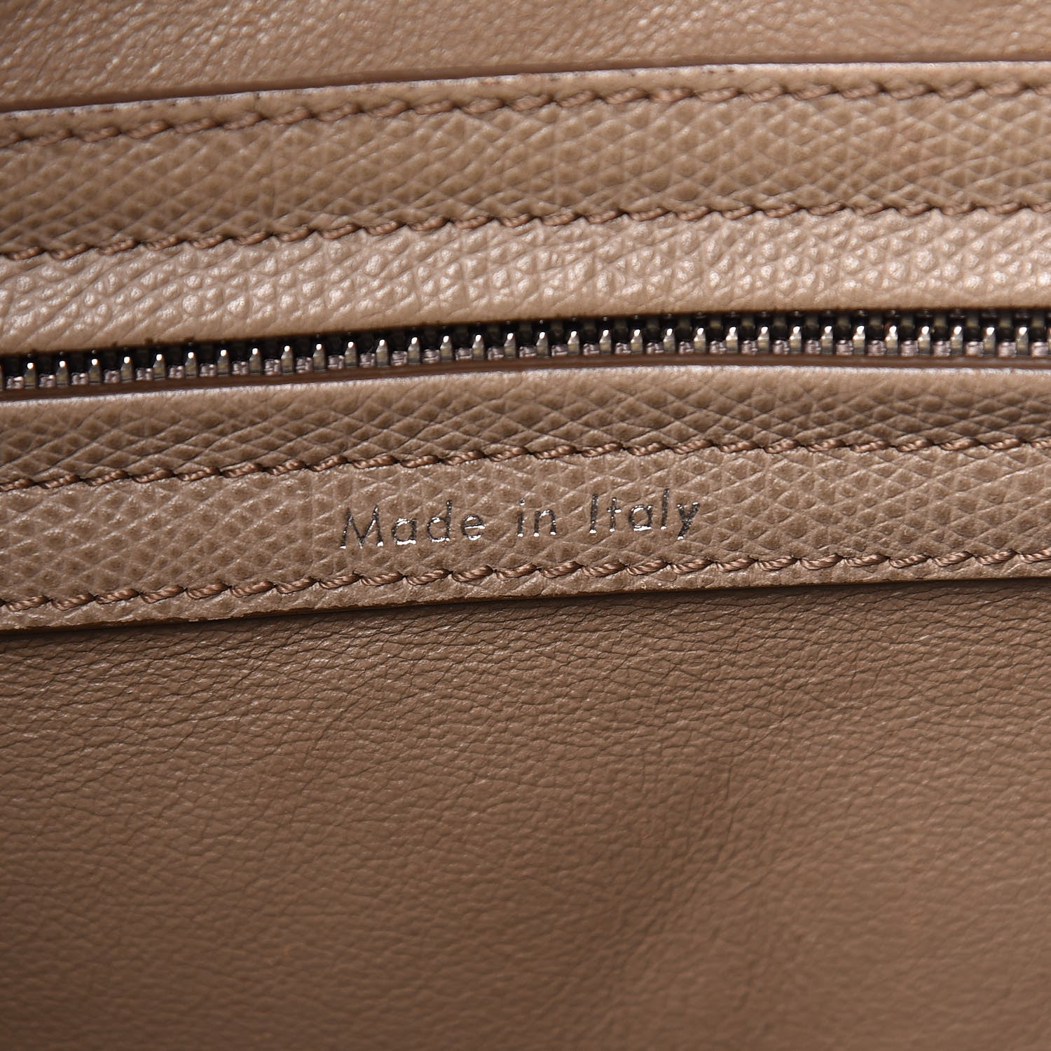 Celine Grained Calfskin Medium Phantom Luggage Taupe 6 of 20