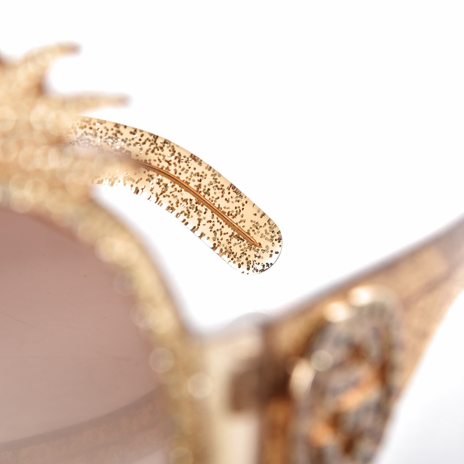 Gucci Acetate Pineapple GG0150/S Sunglasses Gold 7 of 8