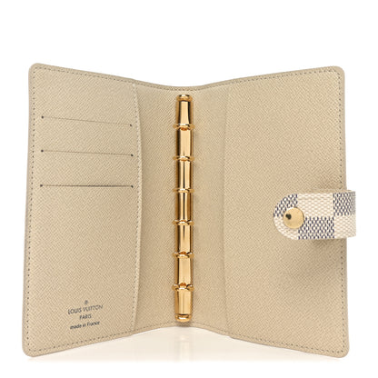 Louis Vuitton Damier Azur Small Ring Agenda Cover 5 of 7