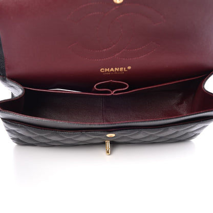 Chanel Caviar Quilted Jumbo Double Flap Black 7 of 8