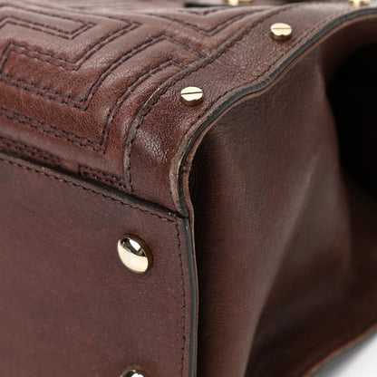 Versace Nappa Barocco Couture Bag Brown 13 of 13
