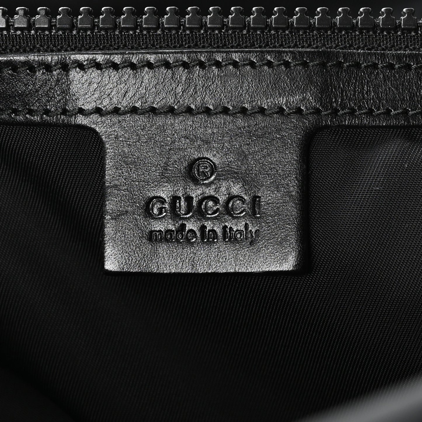 Techno Canvas Web Double Buckle Backpack Black