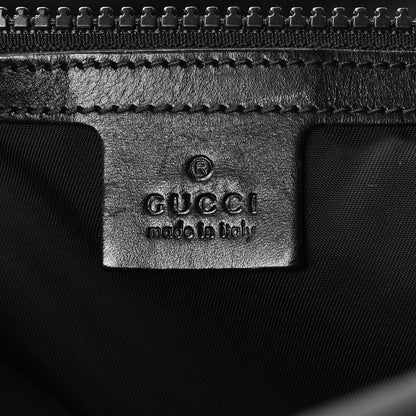 Gucci Techno Canvas Web Double Buckle Backpack Black 6 of 10