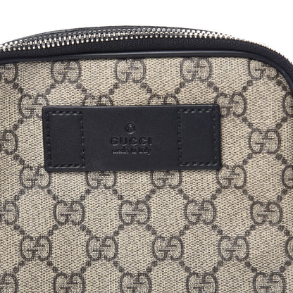 Gucci GG Supreme Monogram Web Belt Bag Black 9 of 11