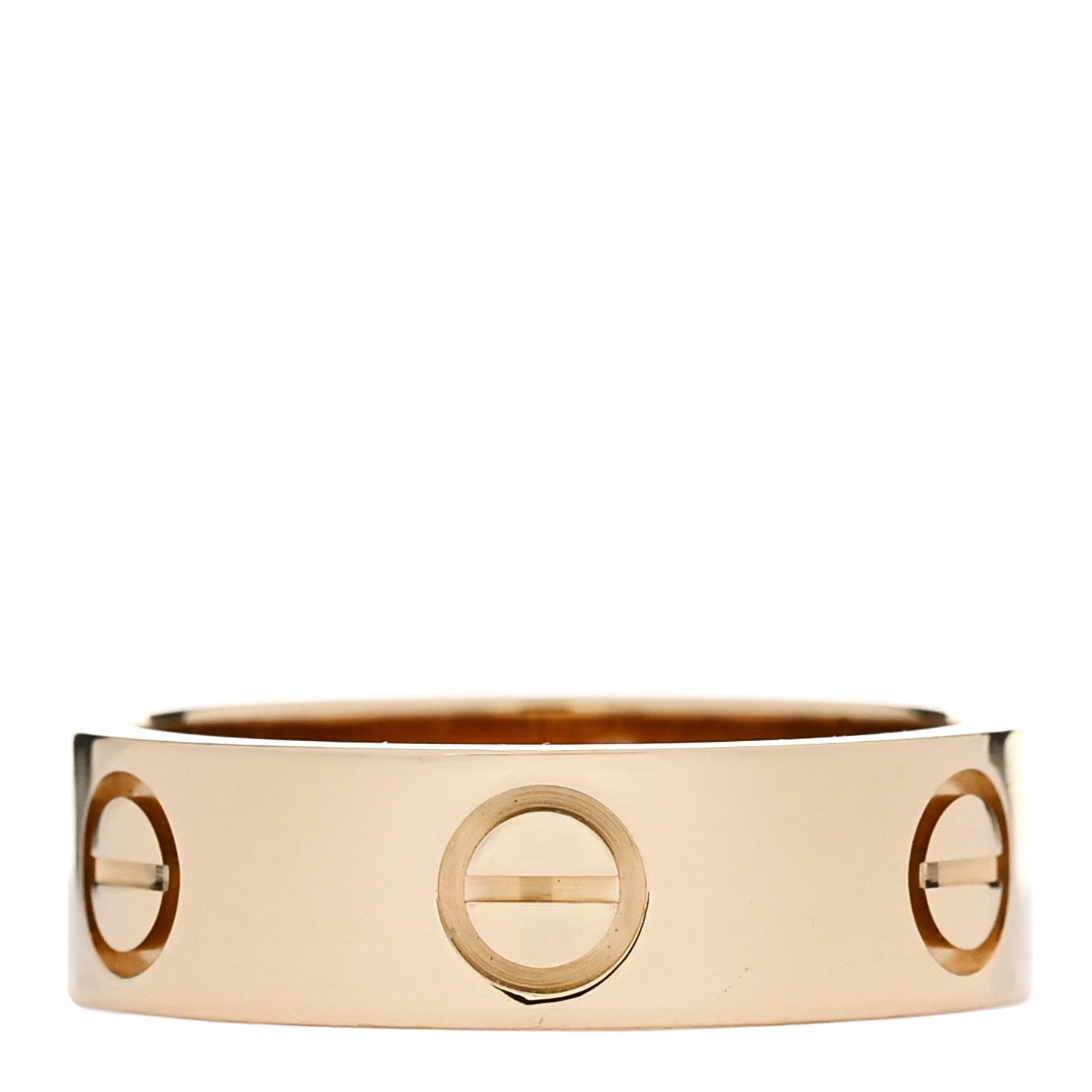 Cartier 18K Yellow Gold 5.5mm LOVE Ring 51 5.75 1 of 5