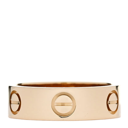 Cartier 18K Yellow Gold 5.5mm LOVE Ring 51 5.75 1 of 5