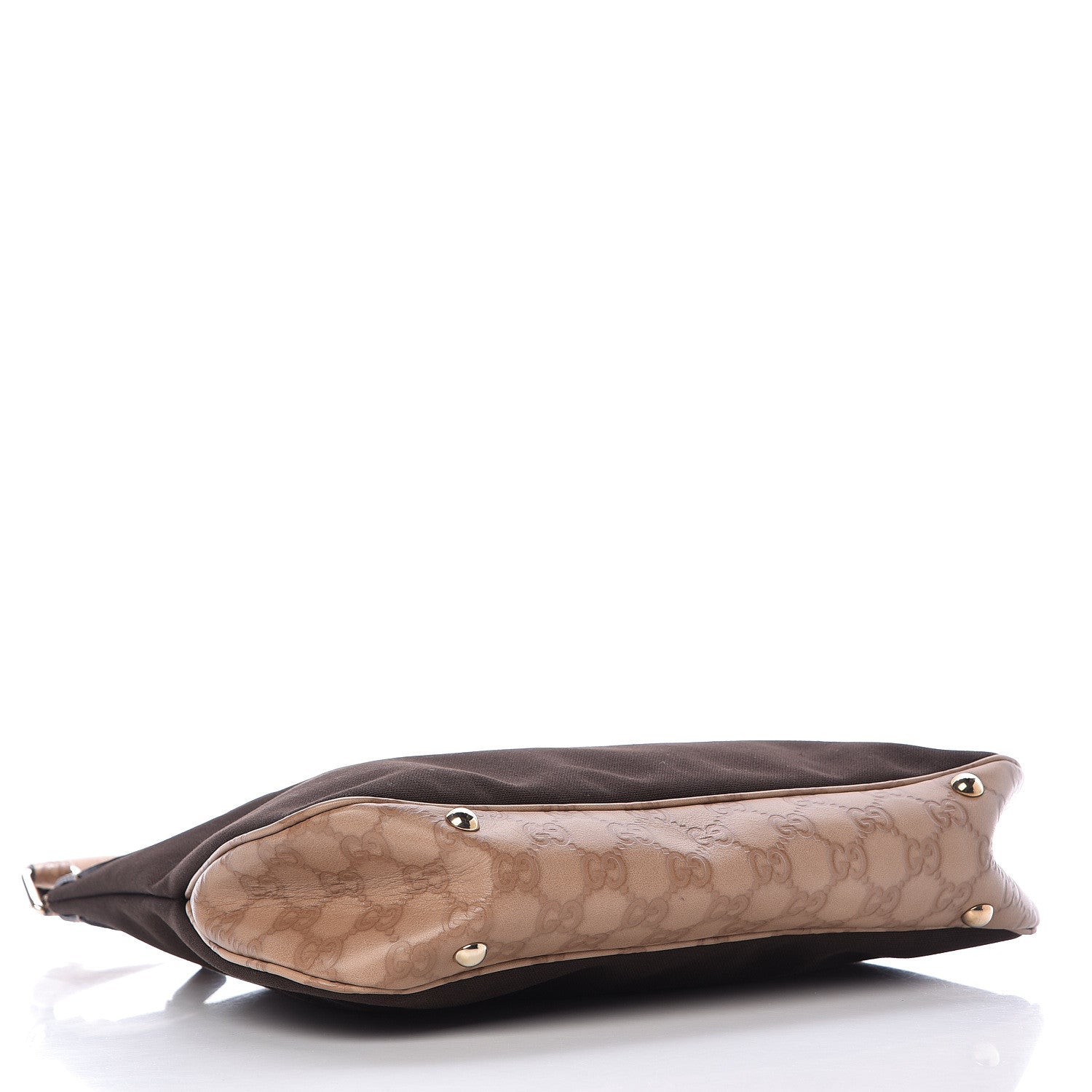 Gucci Guccissima Trim Canvas Hobo Brown 4 of 14