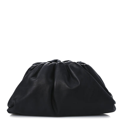Bottega Veneta Smooth Butter Calf The Pouch Oversized Clutch Black 1 of 11