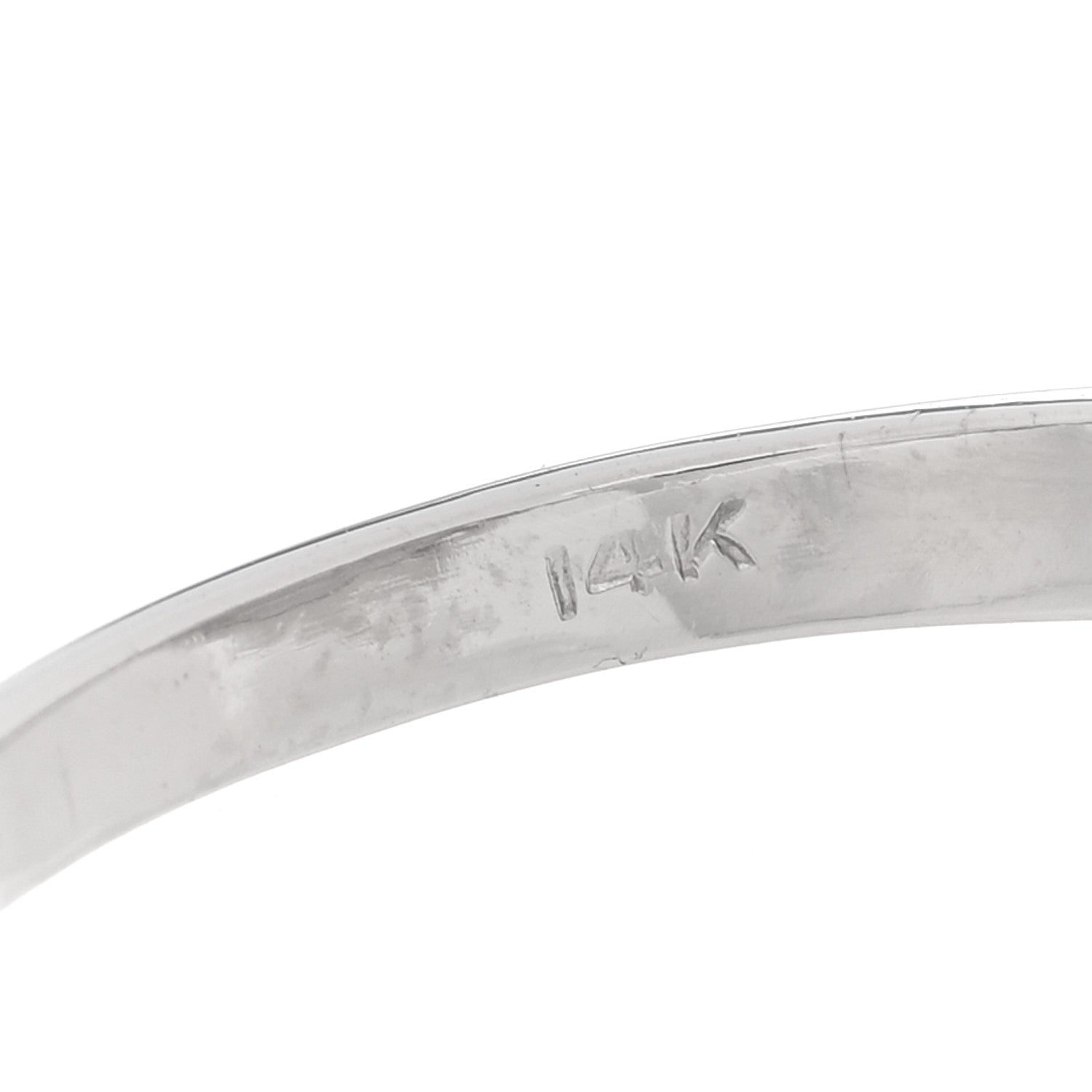 Parker & West by FASHIONPHILE 14K White Gold Diamond .40ctw Round Cocktail Ring 53 6.5 8 of 8