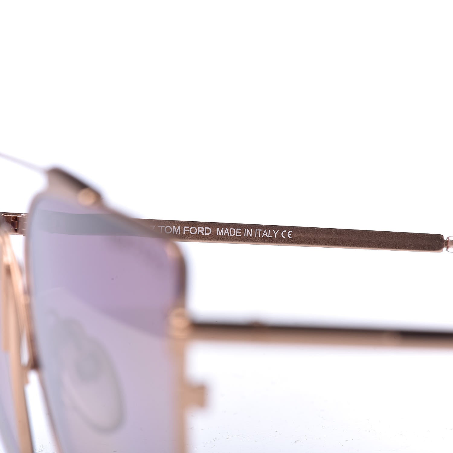 Tom Ford Jacquelyn Aviator Sunglasses TF563 Gold 5 of 8