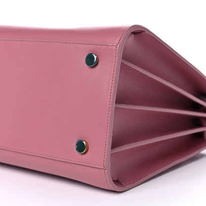 Saint Laurent Calfskin Small Sac De Jour Dark Rose 5 of 15