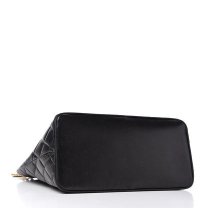 Chanel Lambskin Quilted Medallion Tote Black 4 of 10