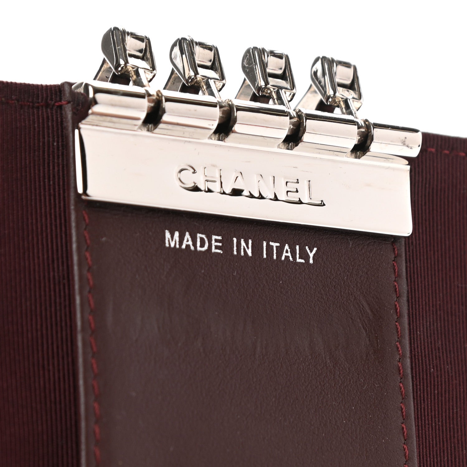 Chanel Caviar Quilted Classic 4 Key Holder Wallet Black 7 of 10