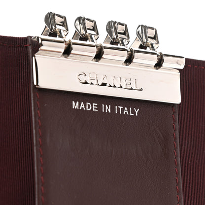 Chanel Caviar Quilted Classic 4 Key Holder Wallet Black 7 of 10