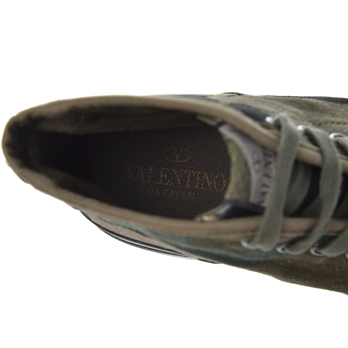 Canvas Camouflage Sneaker Boots 40 Army Green