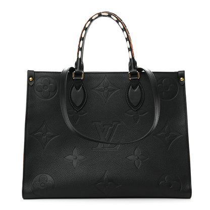 Louis Vuitton Empreinte Monogram Giant Wild At Heart Onthego MM Black 1 of 10