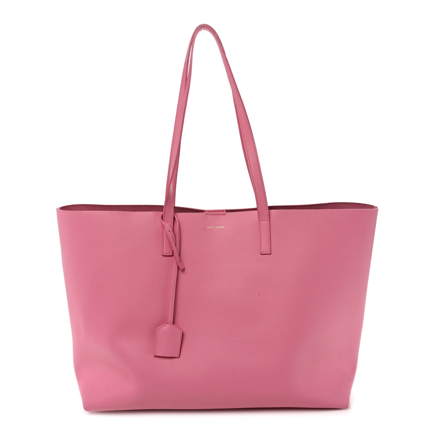 Saint Laurent Calfskin Large Shopping Tote Pale Rose 1 of 13