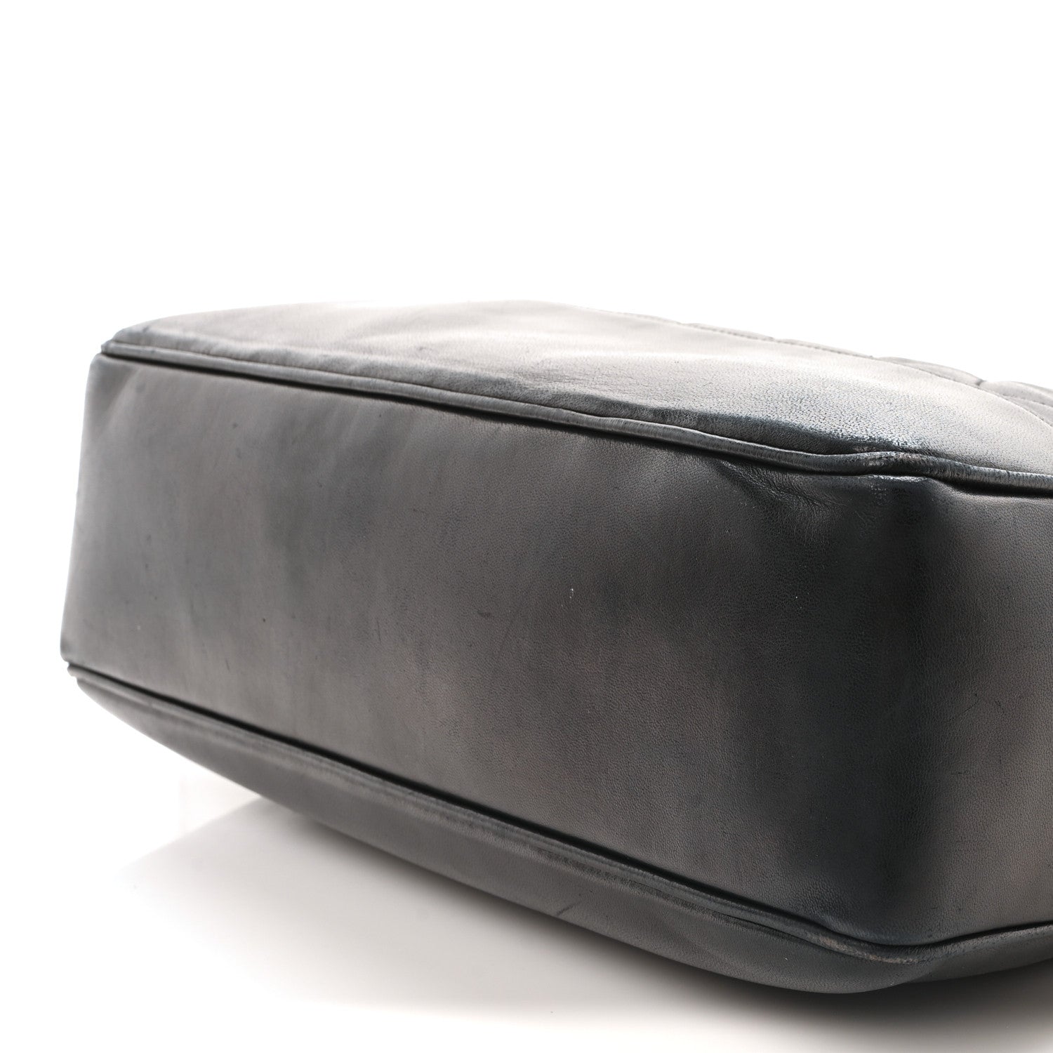 Chanel Lambskin Quilted Shopping Tote Black 11 of 11