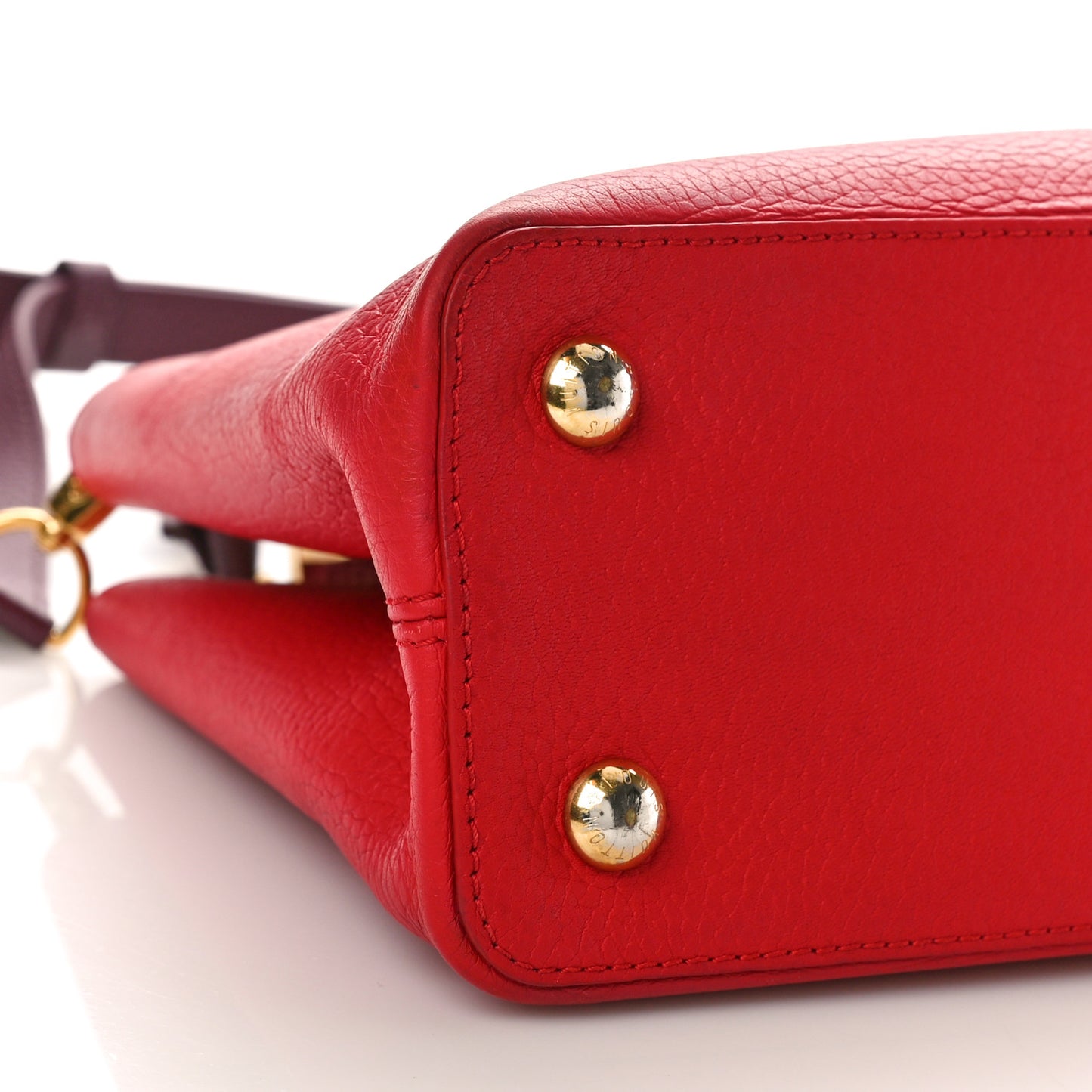 Taurillon Multicolor Capucines PM Rouge Carmine