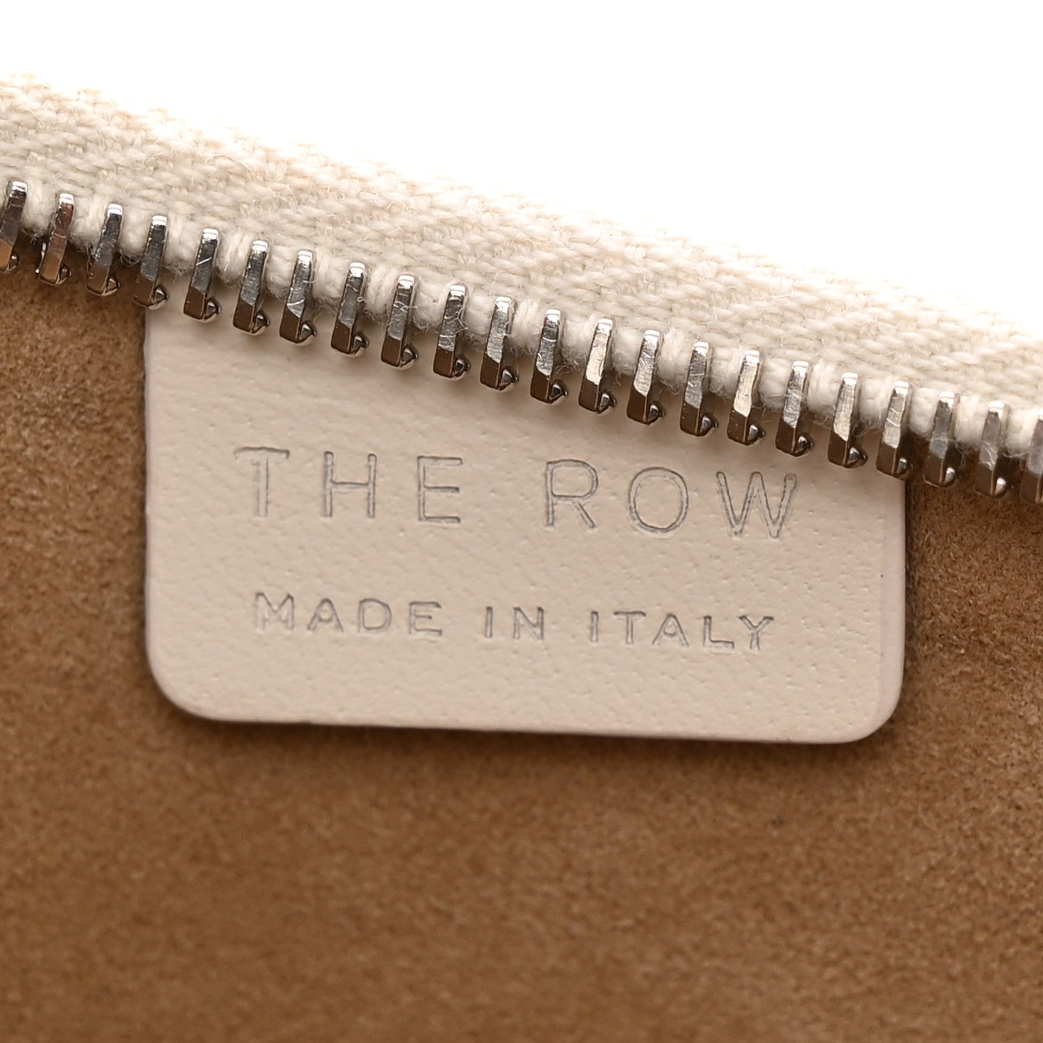 The Row Smooth Calfskin Half Moon Shoulder Bag New Ivory 6 of 9