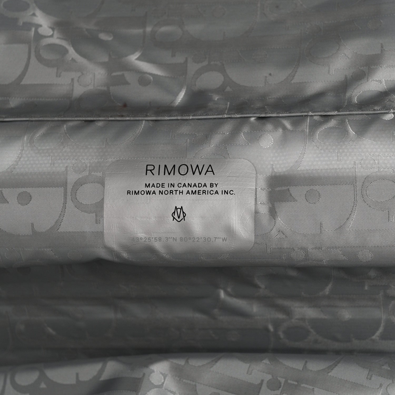 Christian Dior X RIMOWA Aluminum Gradient Cabin Luggage Silver 6 of 12