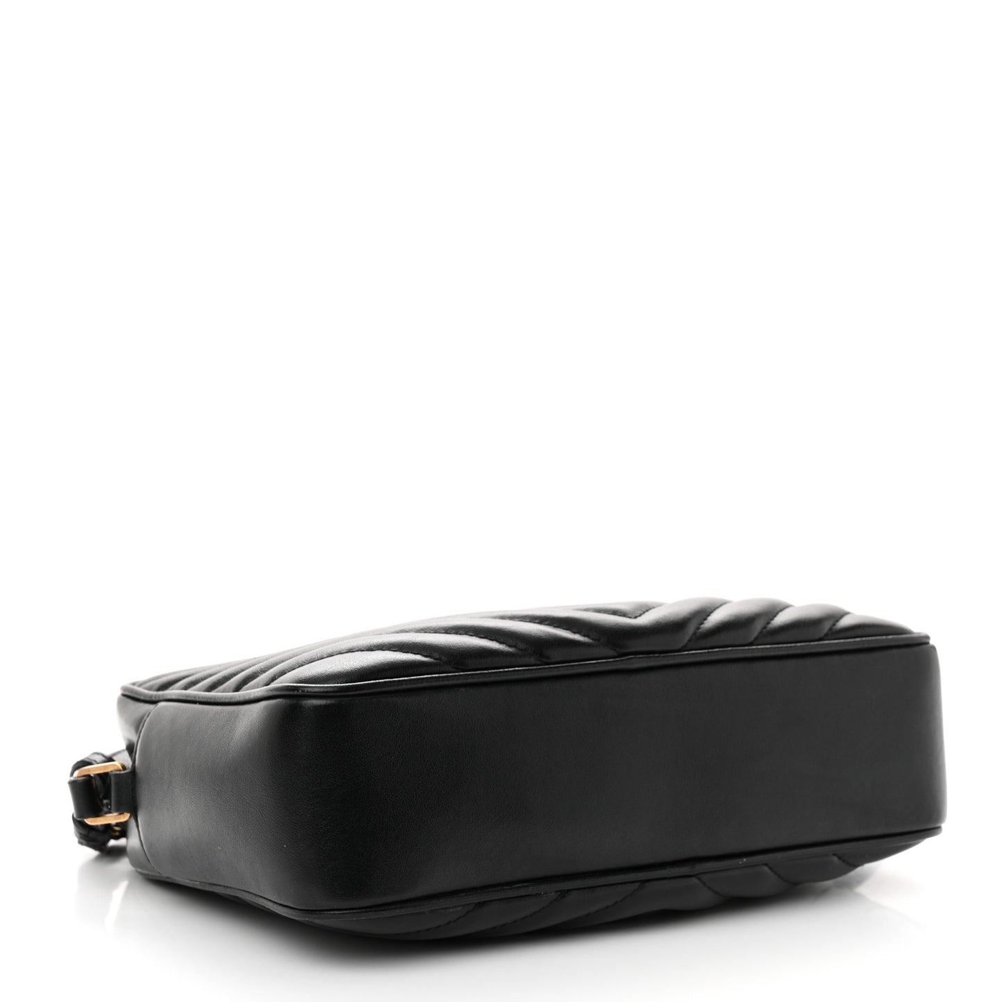 Calfskin Matelasse Monogram Lou Camera Bag Black