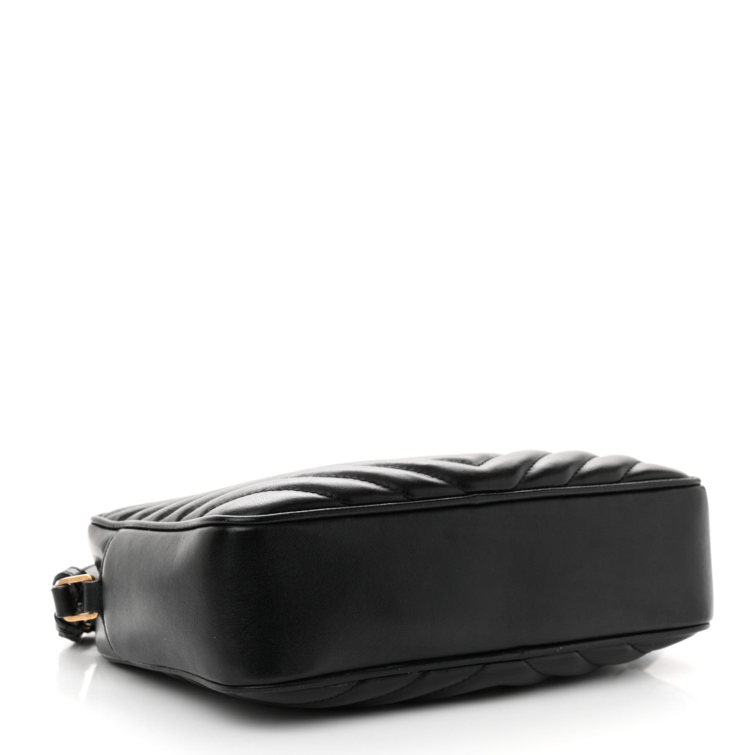 Saint Laurent Calfskin Matelasse Monogram Lou Camera Bag Black 4 of 11