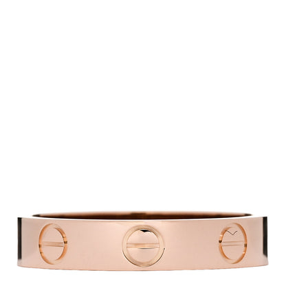 Cartier 18K Pink Gold 3.5mm LOVE Wedding Band Ring 50 5.25 3 of 4