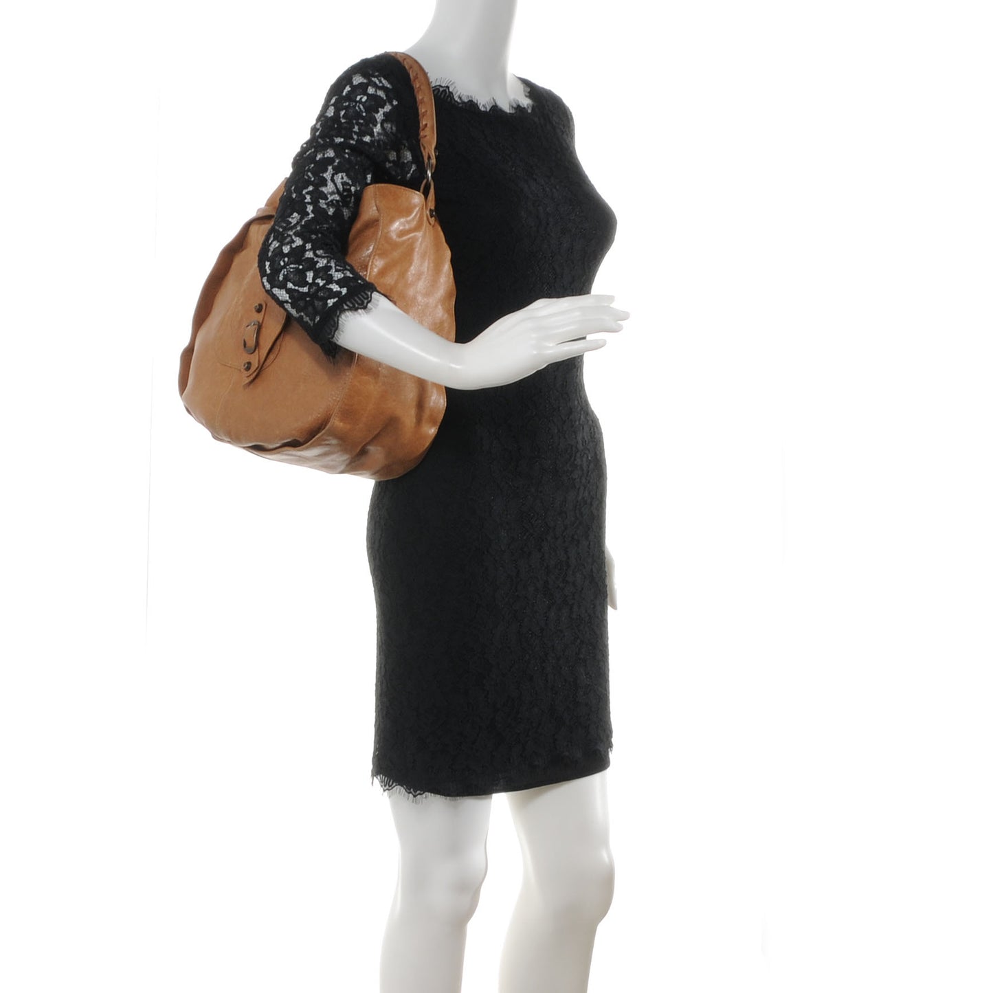 Chevre Shrug Hobo Camel